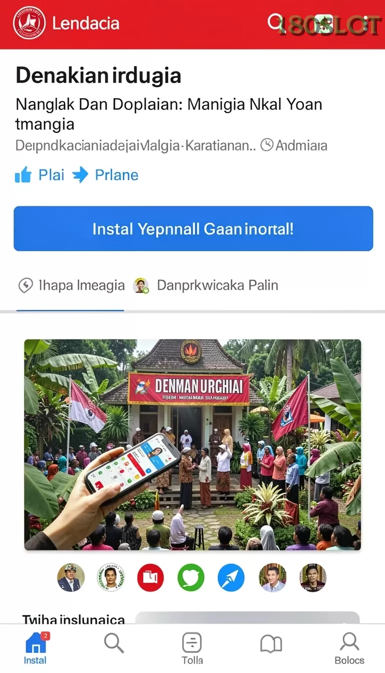 Cuplikan layar WDBOS — menu navigasi